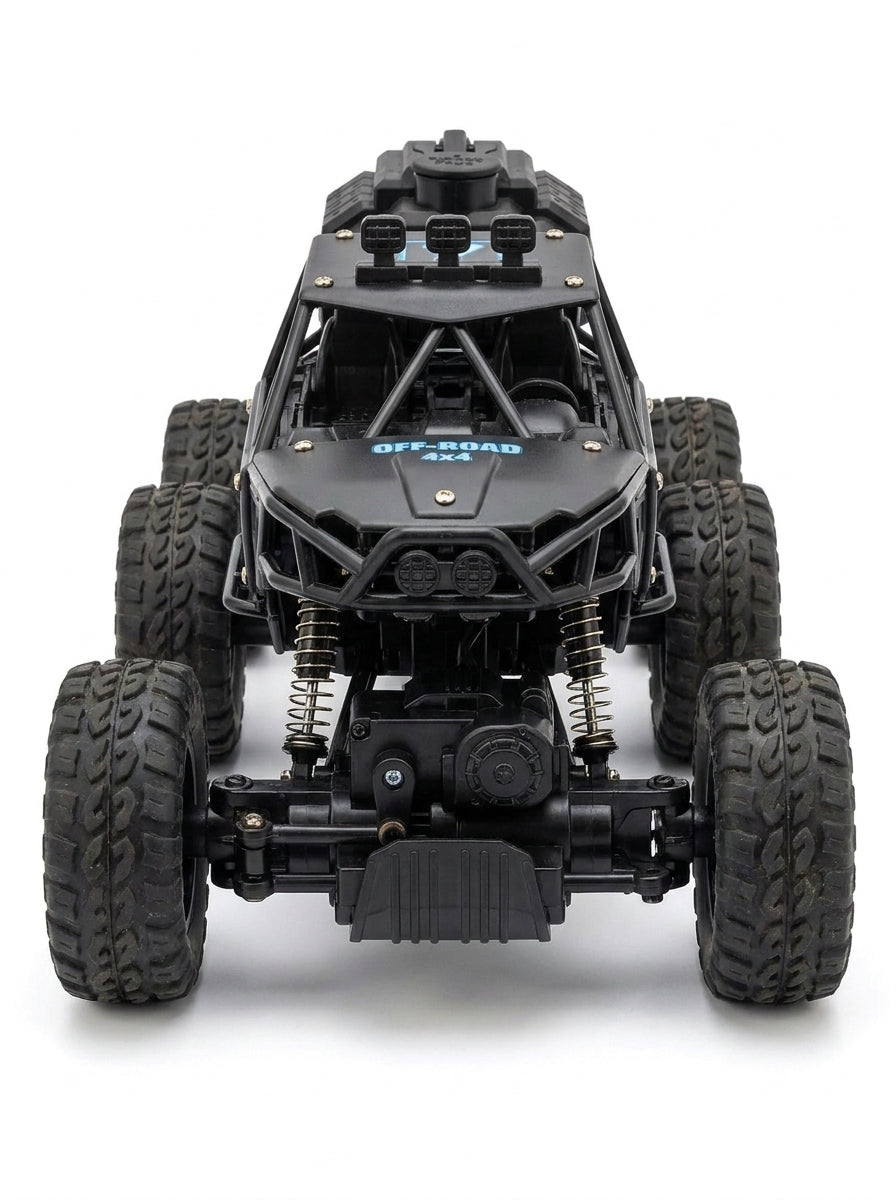 6-Wheel RC Rock Crawler Car with Remote Control & Battery ā Off-Road Toy