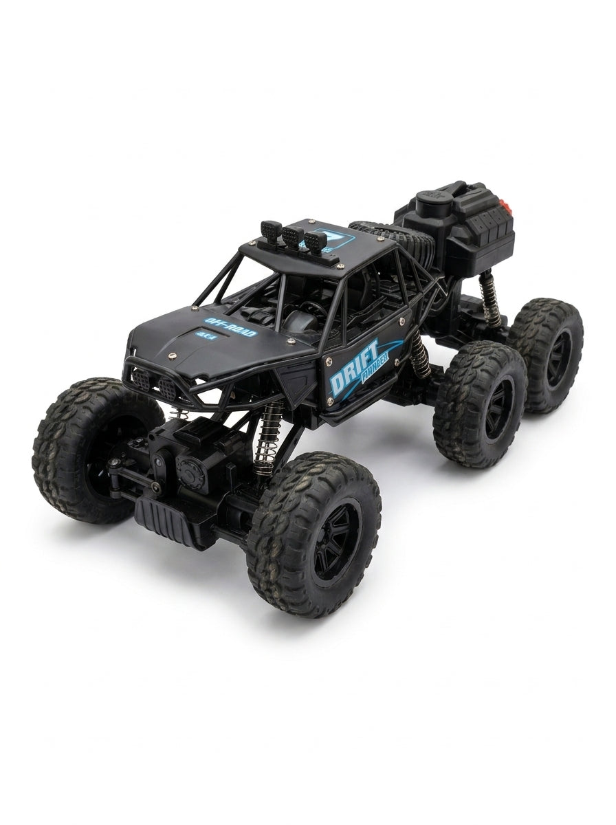 6-Wheel RC Rock Crawler Car with Remote Control & Battery – Off-Road Toy