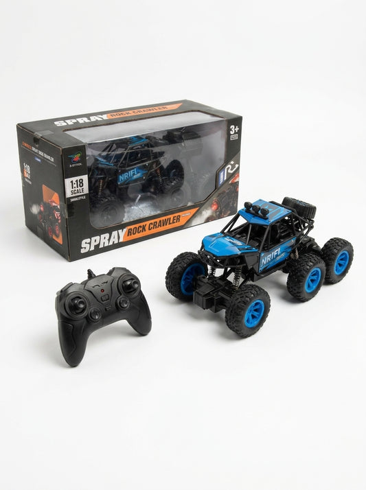 6-Wheel RC Rock Crawler Car with Remote Control & Battery – Off-Road Toy