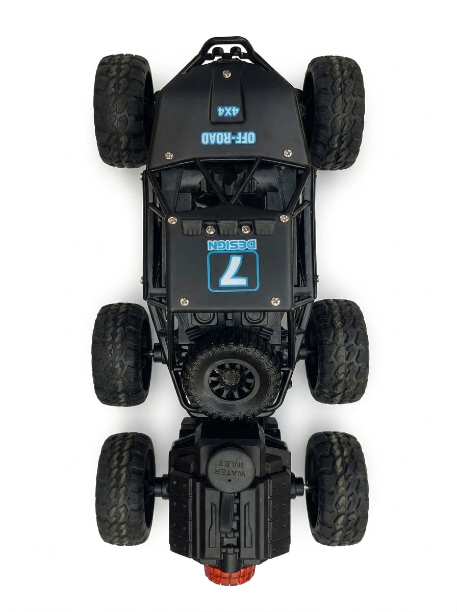 6-Wheel RC Rock Crawler Car with Remote Control & Battery – Off-Road Toy